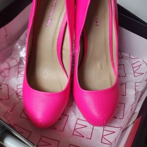 Brand New Material Girl Hot Pink Heels